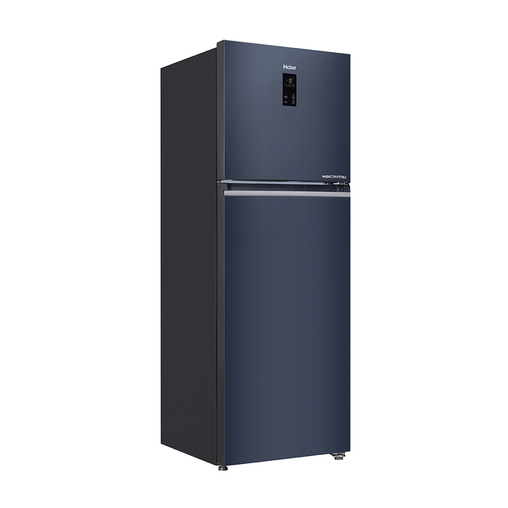 Haier 358L 2 Star Graphite Black Double Door Refrigerator